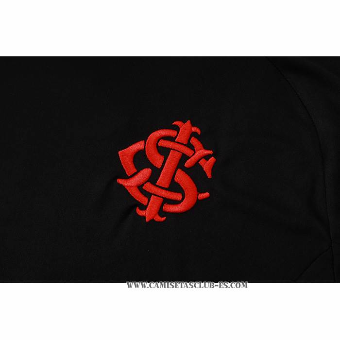 Chandal del SC Internacional 24-25 Manga Corta Negro - Pantalon Corto